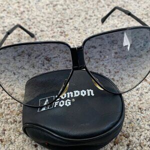 Vintage London Fog Aviator Folding Sunglasses